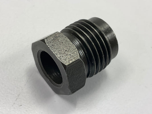 AGS FLR-008C Brake Line Steel Tube Nut, 3/8'' (M16x1.5 Surface Seal)