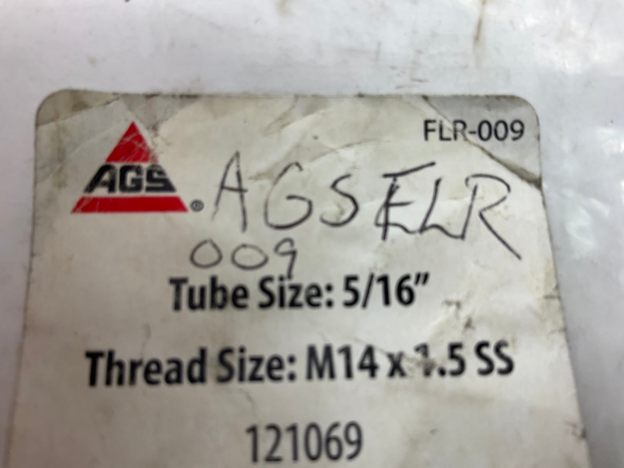 (10) AGS FLR-009 Steel Tube Fitting Union 5/16'' Union, M14-1.5MM Thread Size