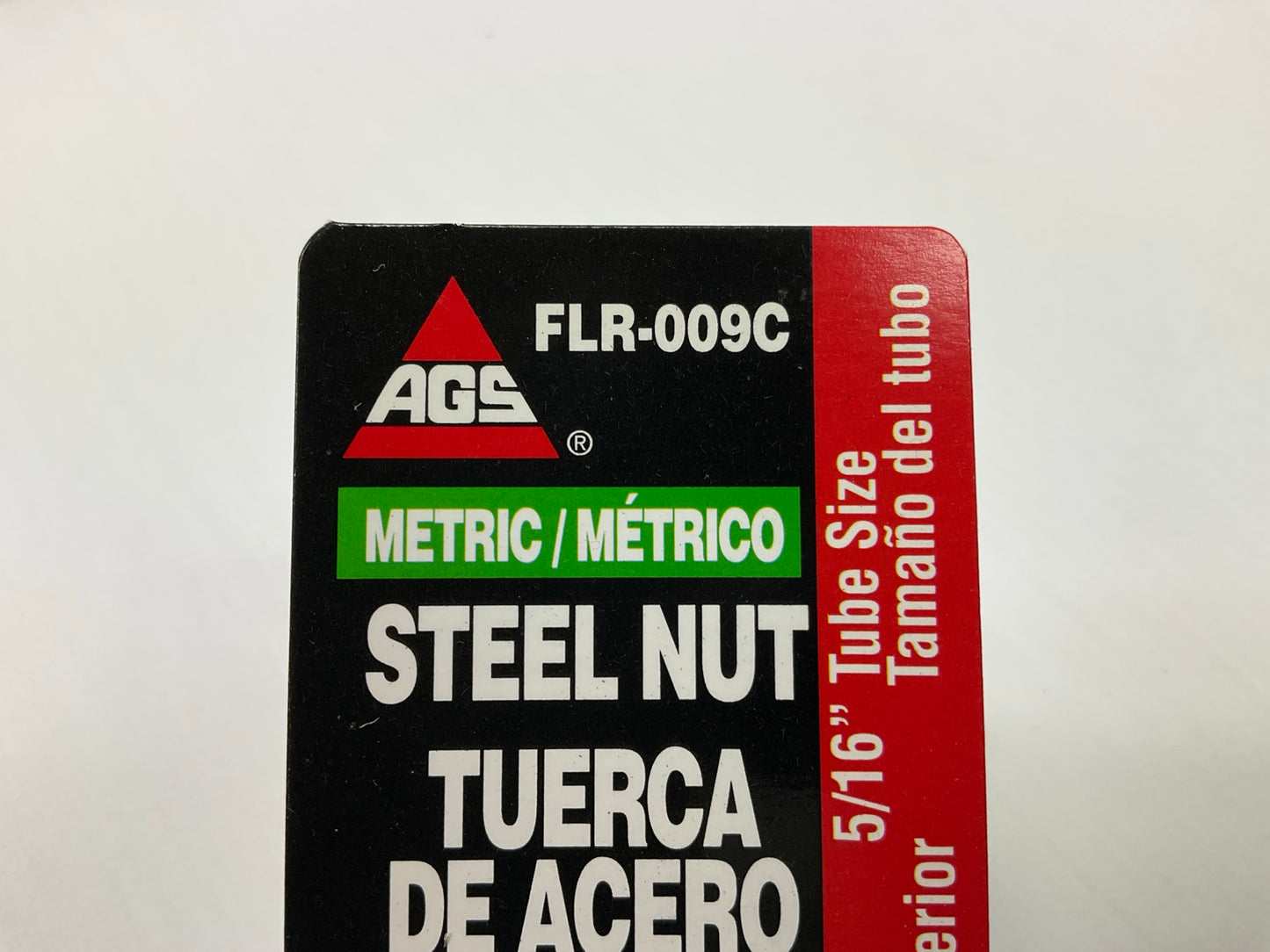 (10) AGS FLR-009C Brake Line Steel Tube Nuts, 5/16'' (M14x1.5 Surface Seal)