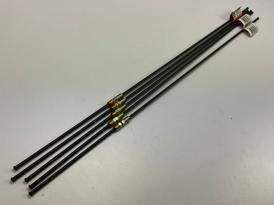 (5) AGS PA330 PVF Coated Steel Brake Line: 30'' Long, 3/16'' Diameter, Universal