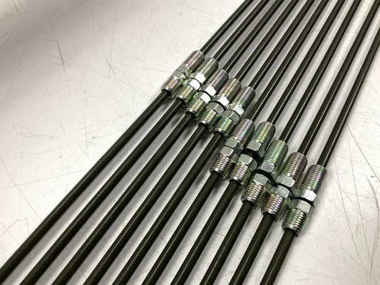 (10) AGS PA-372 Brake Lines, 3/16'' X 72'', 3/8-24'' US Thread, Standard Flare