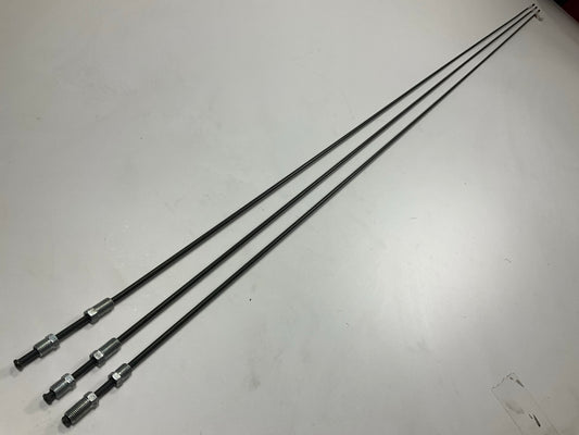 (3) AGS PA-372 PVF Coated Steel Brake Line, 72'' Long, 3/16'' Diameter, Universal