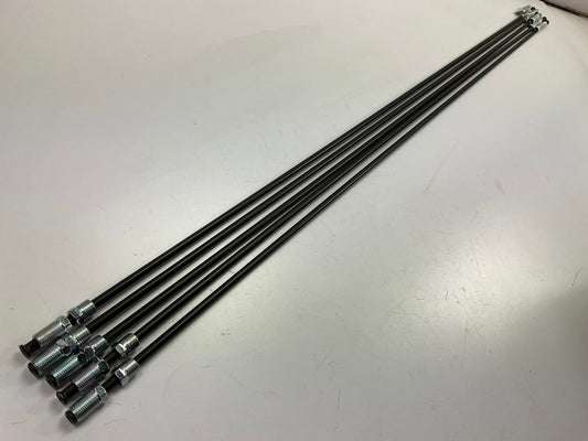 (5) AGS PA440 Domestic Poly-Armour PVF Steel Brake Lines 1/4 X 40''
