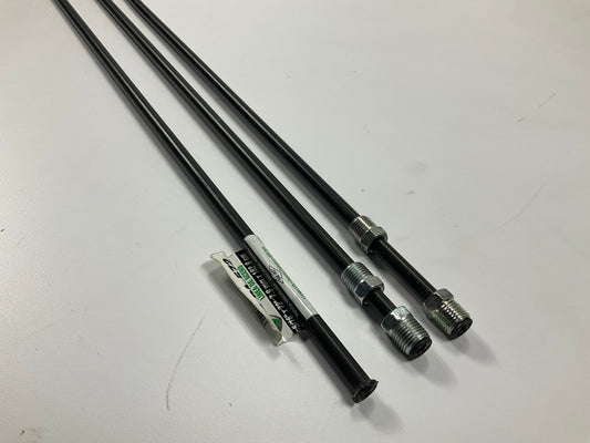 (3) AGS PA-572 PVF Coated Steel Brake Line: 72'' Long, 5/16'' Diameter, Universal