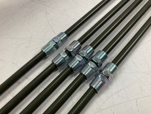 (5) AGS PA-572 PVF Coated Steel Brake Line: 72'' Long, 5/16'' Diameter, Universal
