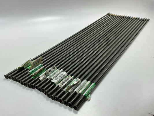 (20) AGS PA-640 PVF Coated Steel Brake Line: 40'' Long, 3/8'' Dia, 5/8-18'' Thread