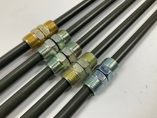 (5) AGS PA-672 Poly-Armour PVF Coated Steel Brake Line: 72'' Long, 3/8'' Diameter