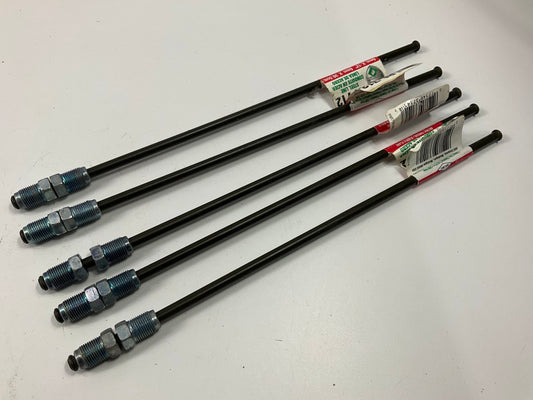 (5) AGS PA-712 PVF Coated Steel Brake Line: 12'' Long, 6mm Diameter, Universal