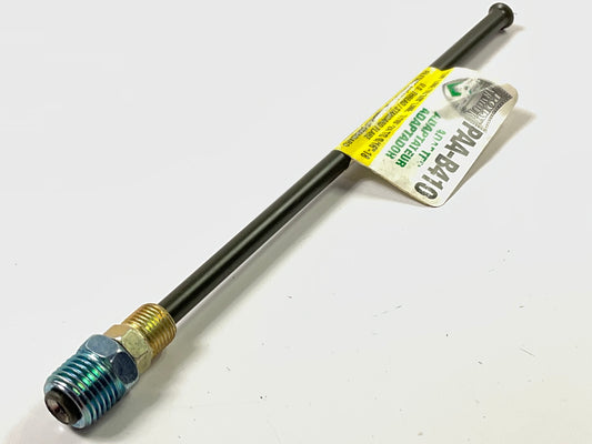 AGS PAA-B410 PVF Brake Line Adapter, 1/4'' X 8'' (7/16''-24 X 9/16''-18 Inverted)