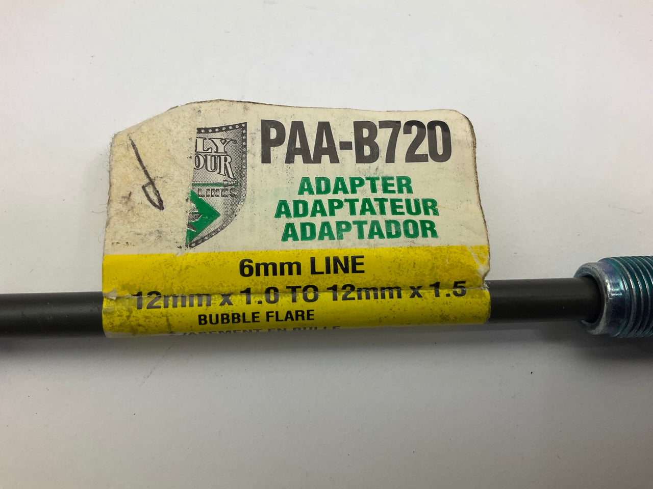AGS PAA-B720 Poly Armour Brake Line Adapter 6mm X 8(M12x1.0 B)(M12x1.5 B)