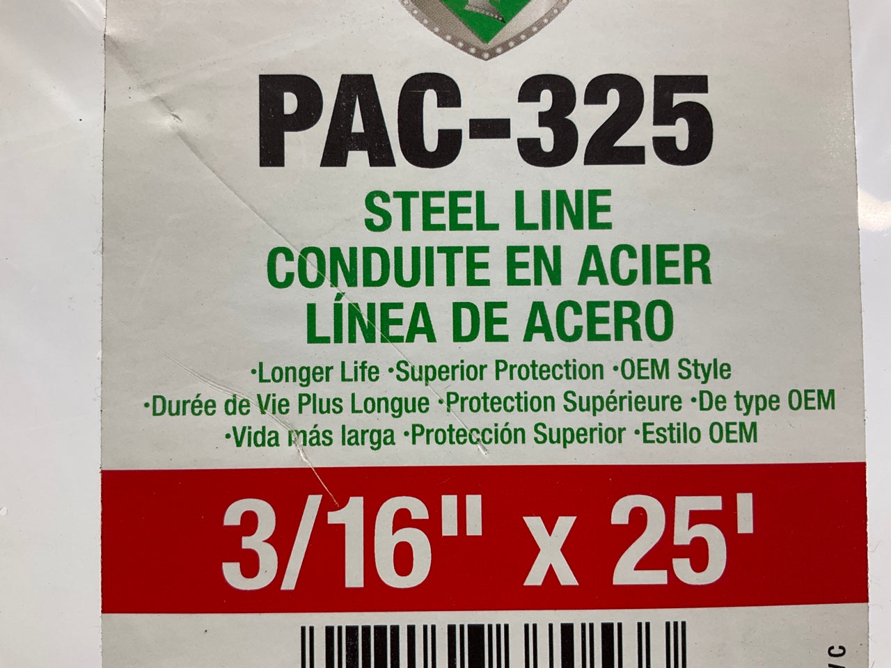 (10) Rolls - 25 Feet Long - AGS PAC-325 Steel Hydraulic Brake Line 3/16'' Diam.