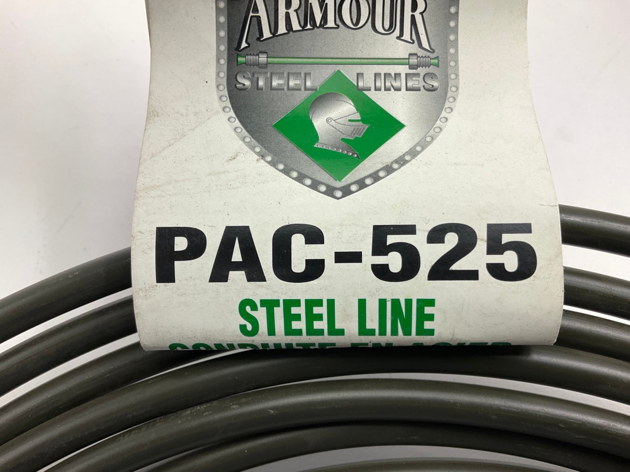 AGS PAC525 Poly-Armour PVF Steel Brake/Fuel/Trans Line Tubing Coil, 5/16'' X 25'