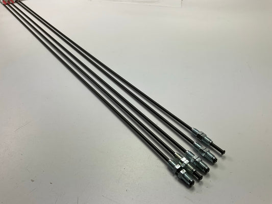 (5) AGS PAE-340 PVF Coated Steel Brake Line, 40'' Long, 3/16'' Diameter, Universal