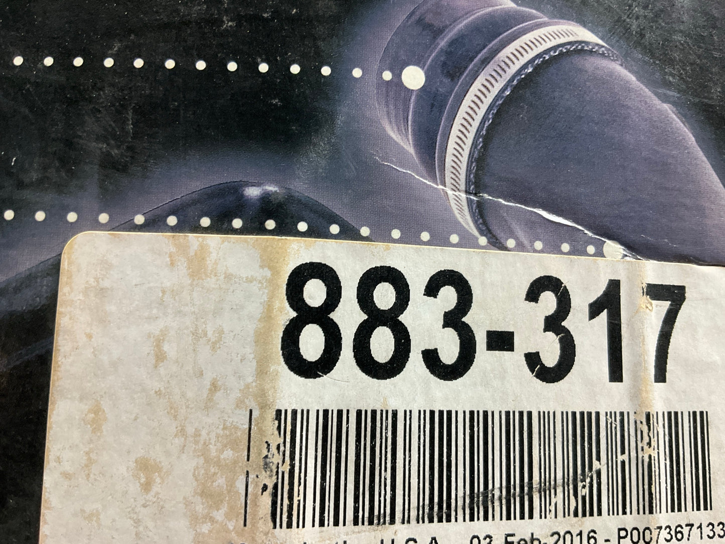 NO SCREW Airaid 883-317 Air Intake System Right Snorkel 11-13 Polaris RZR XP 900