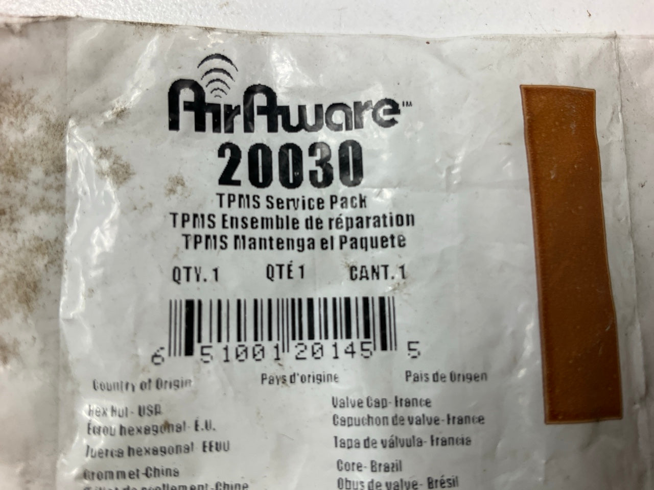 Airaware 20030 Tire Pressure Monitoring System (TPMS) Sensor Service Kit