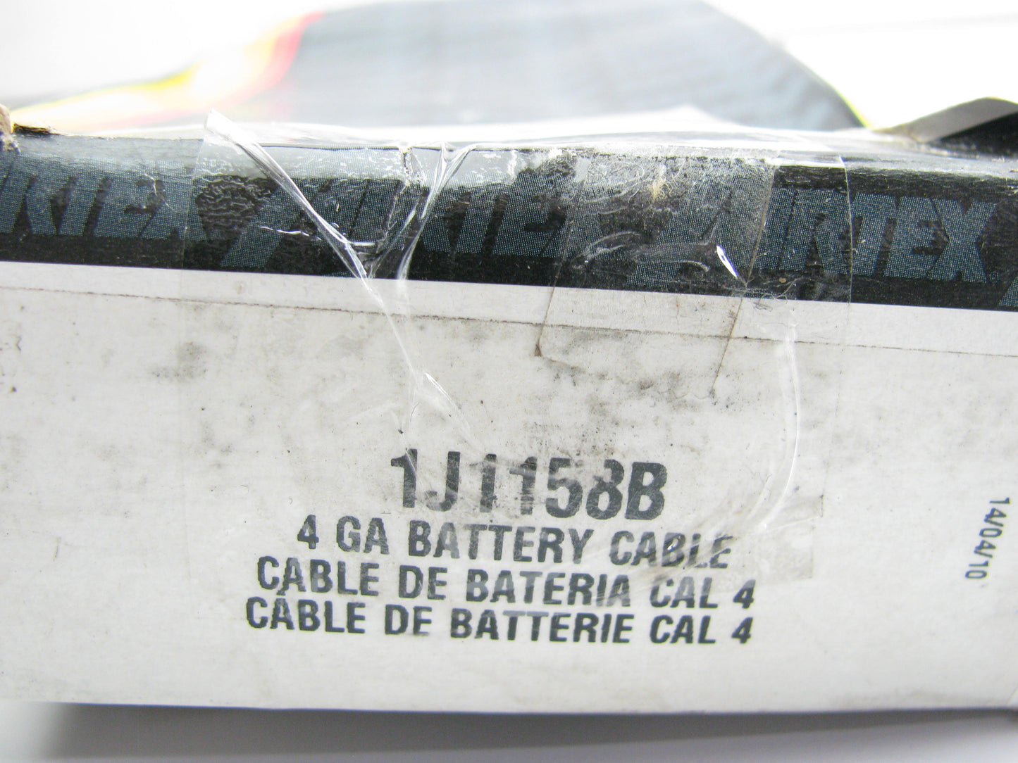 Airtex 1J1158B Black Top Post Battery Cable - 4 Gauge, 49-1/2'' Long