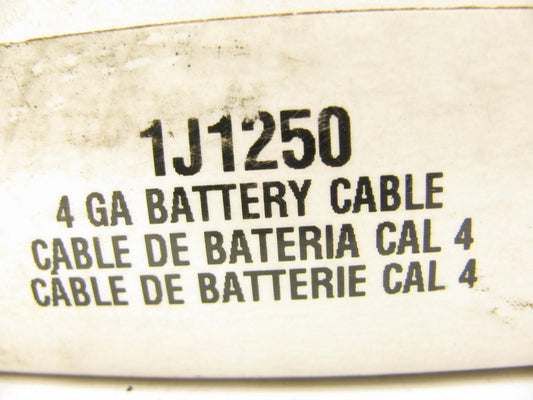 Airtex 1J1250 Battery Cable Ground To Frame SCB15, Red, 4 Gauge, 14'' Long