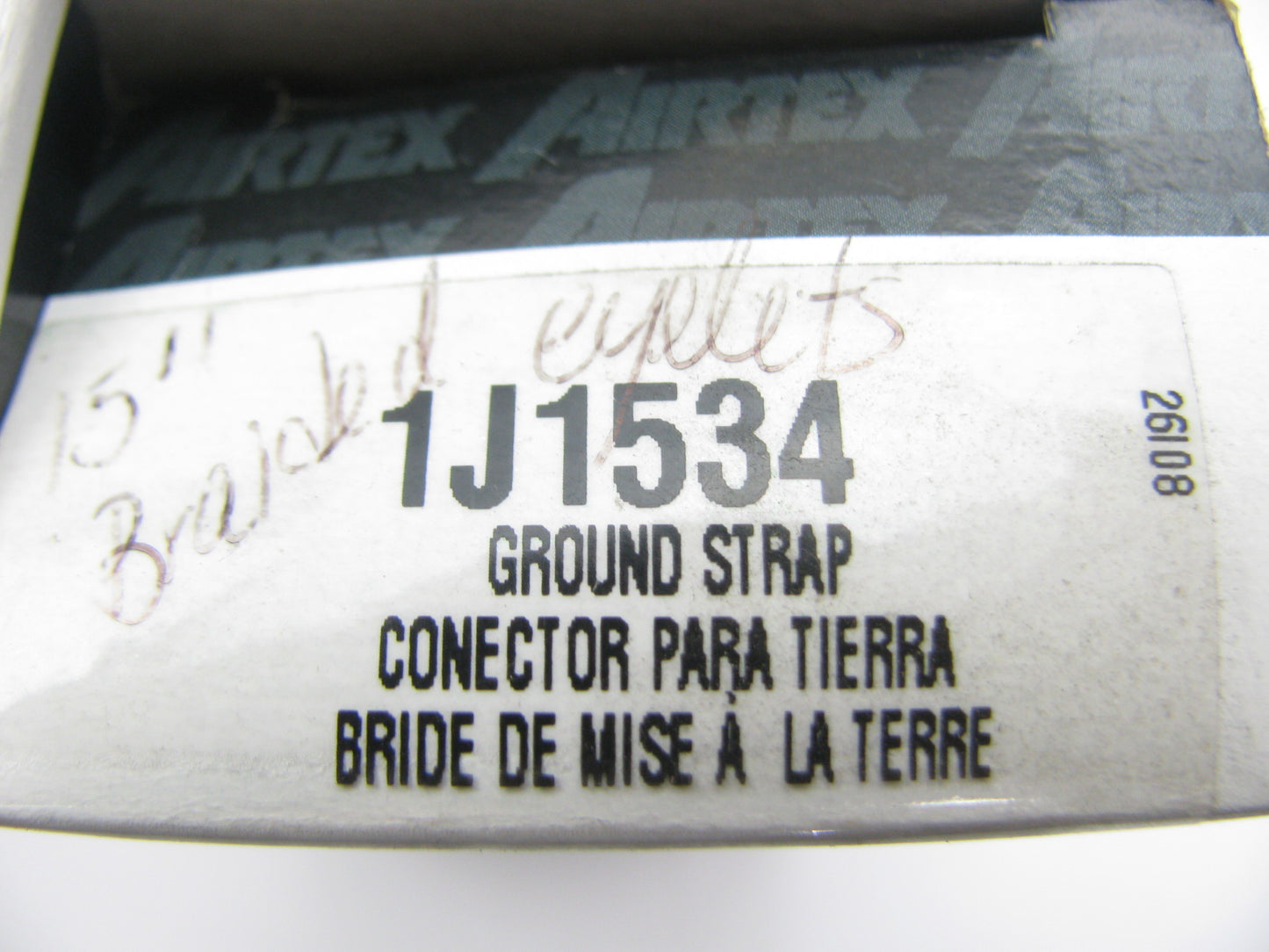 Airtex 1J1534 Universal 15'' Long Battery Ground Strap