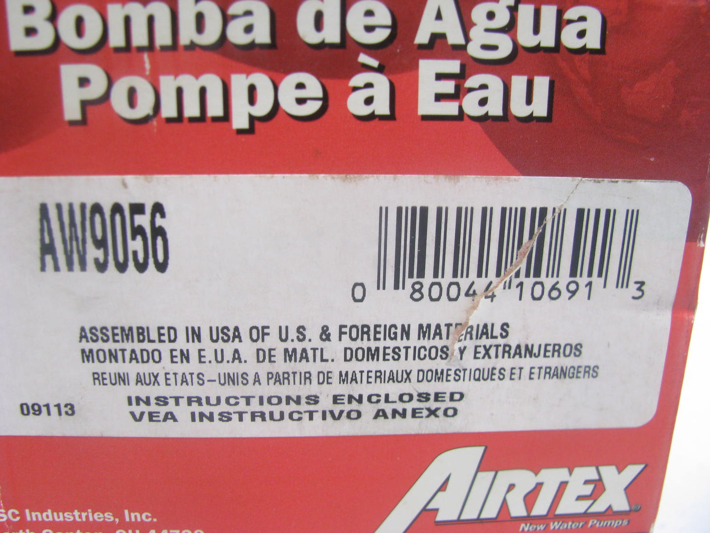 Airtex AW9056 Engine Water Pump For 1983-1987 Honda 1.8L-L4