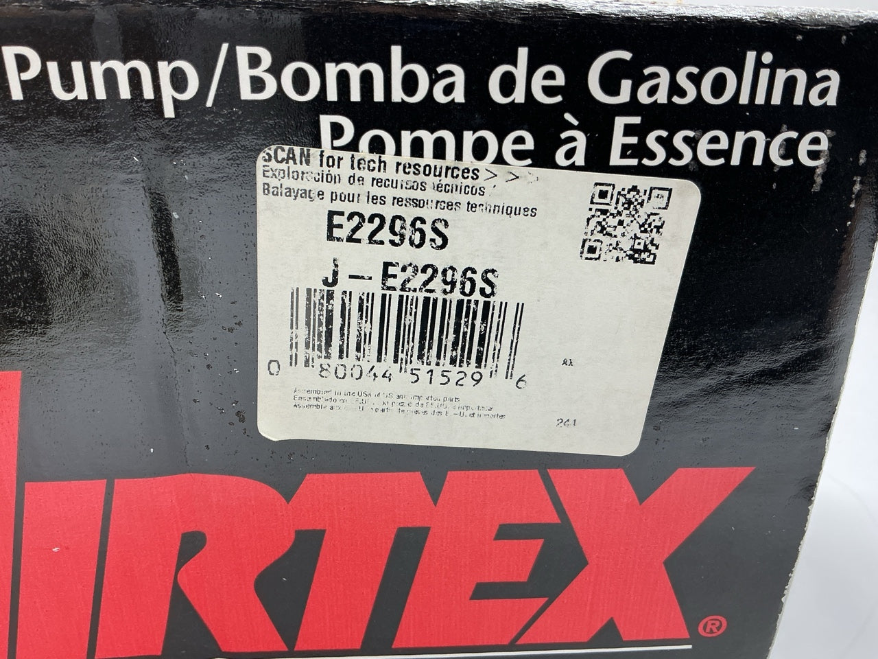 Airtex E2296S Fuel Pump And Sender Assembly