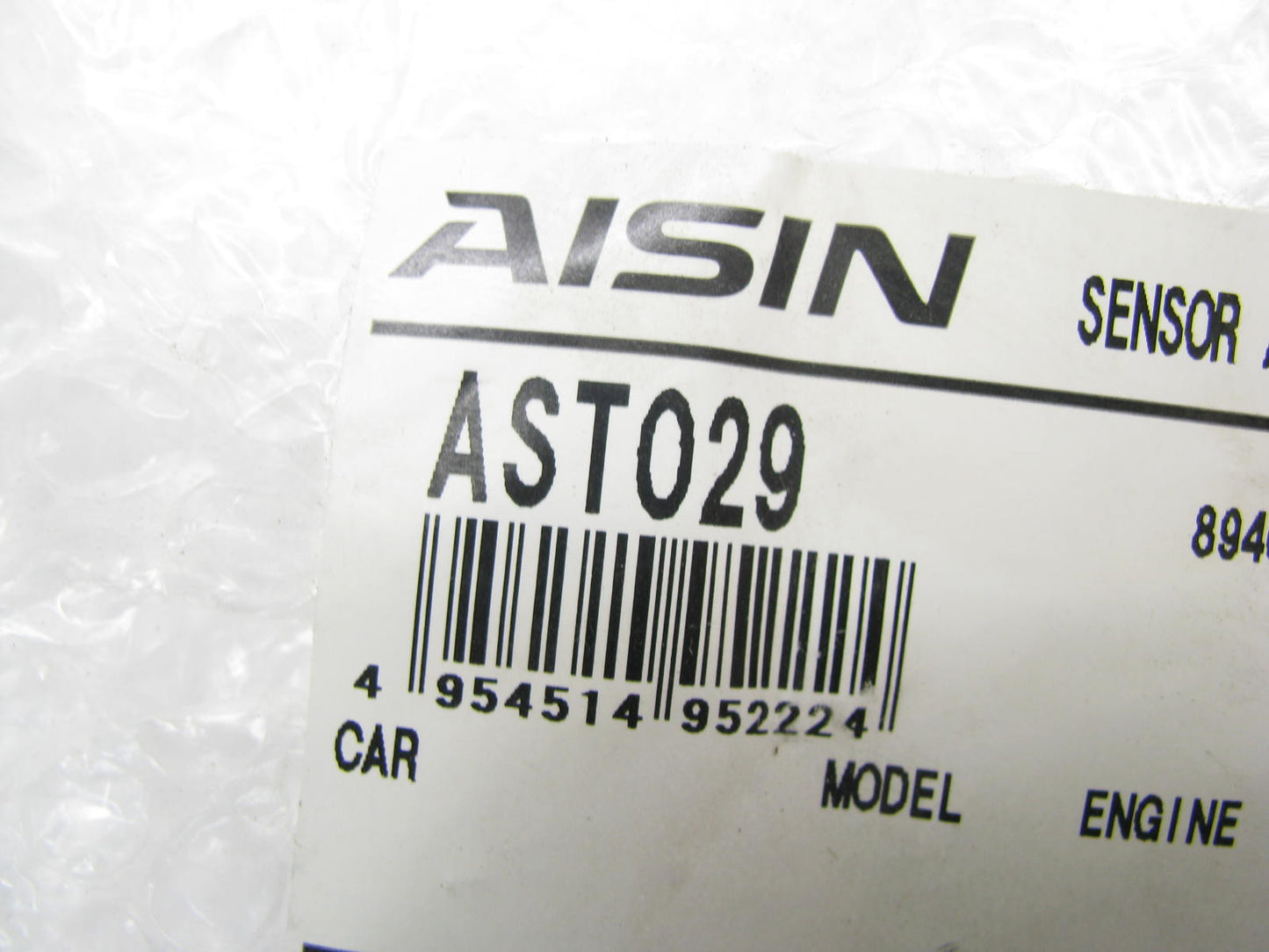 Left Rear Ride Height Sensor Aisin AST029 / 89408-60011