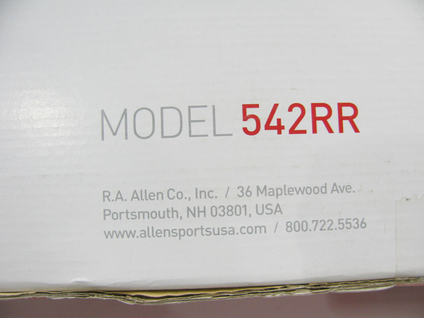 Allen 542RR Sports Deluxe 4-Bicycle Hitch Mounted Bike Rack Carrier 2'' Receiver