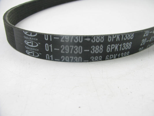 Alliance 01-29730-388 Serpentine Drive Belt