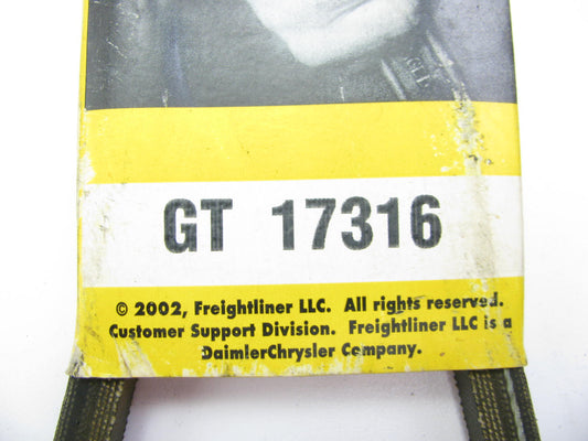 Alliance GT17316 Accessory Drive Belt - .51'' X 31.88'' - 38 Degree