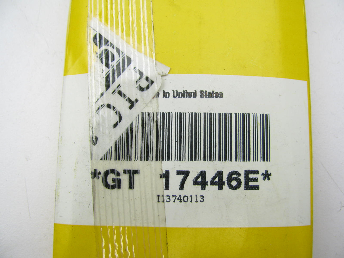 Alliance GT17446E / 17446E Accessory Drive Belt - 0.50'' X 44.25'' - 36 Degree
