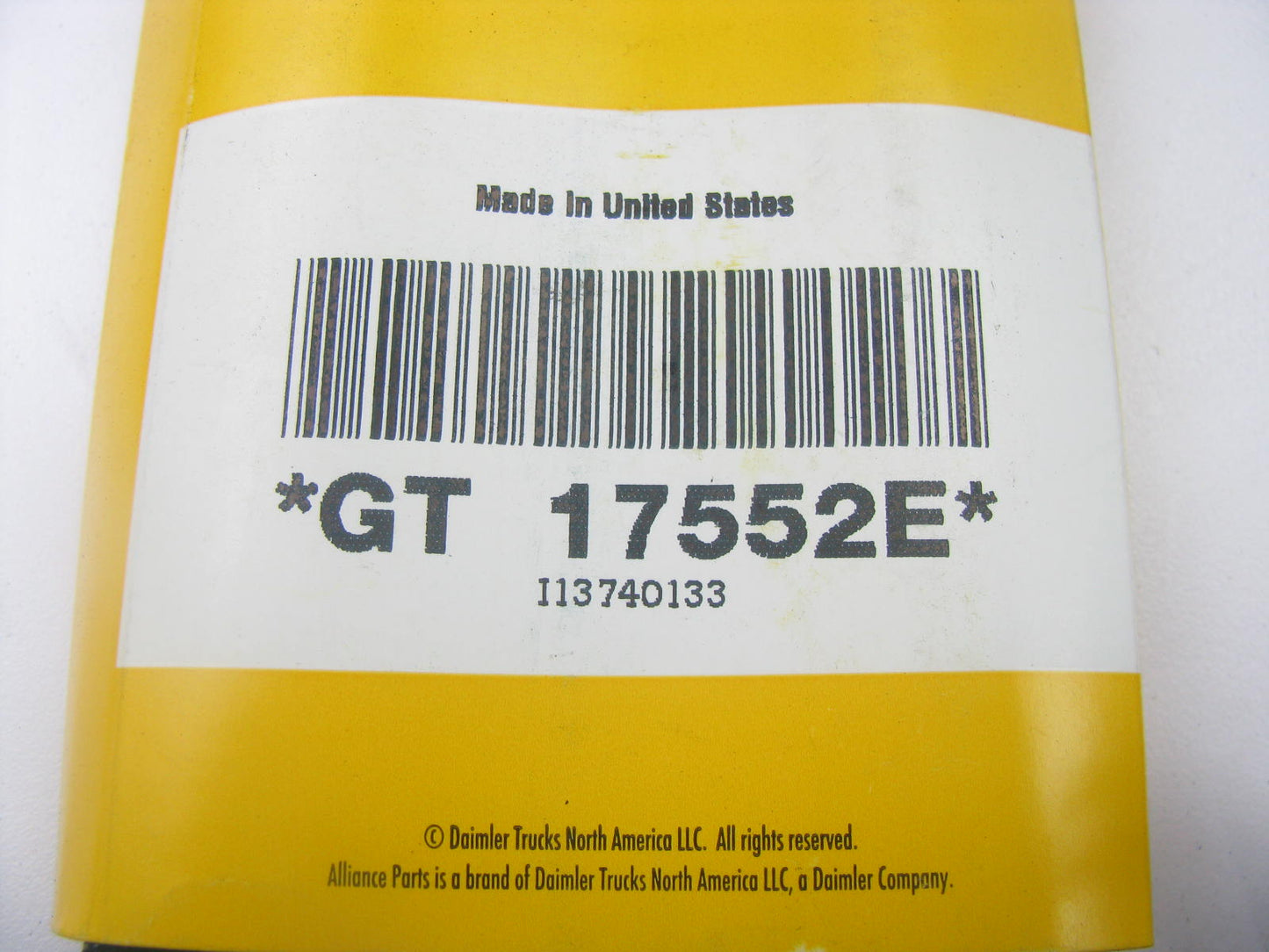 Alliance GT17552E Accessory Drive Belt - 0.53'' X 55.42'' - 36 Degree