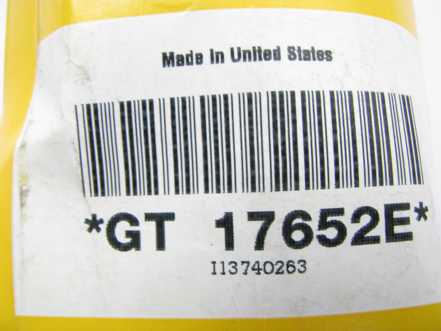 Geniune Alliance GT17652E Accessory Drive Belt - 0.50'' X 65.375'' - 36 Degree
