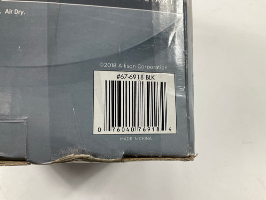 (2) Allison 67-6918BLK UNIVERSAL BLACK Signature Series Sideless Seat Cover