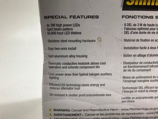 Alpena 71010 LED Light Bar - Slim - 7'' - 6x 3W High Power LEDs