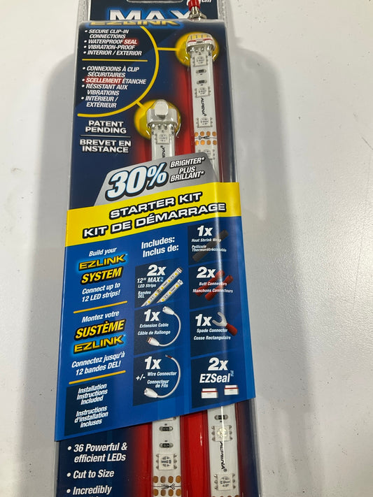 Alpena 77061 - LED Flex Light Strip Kit 24'', Red, 12V, 5.4W, 2PC