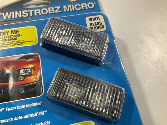 Alpena 78305 Multi-Function Twinstrobz Micro Lights - Strope Post WHITE 12V 4W