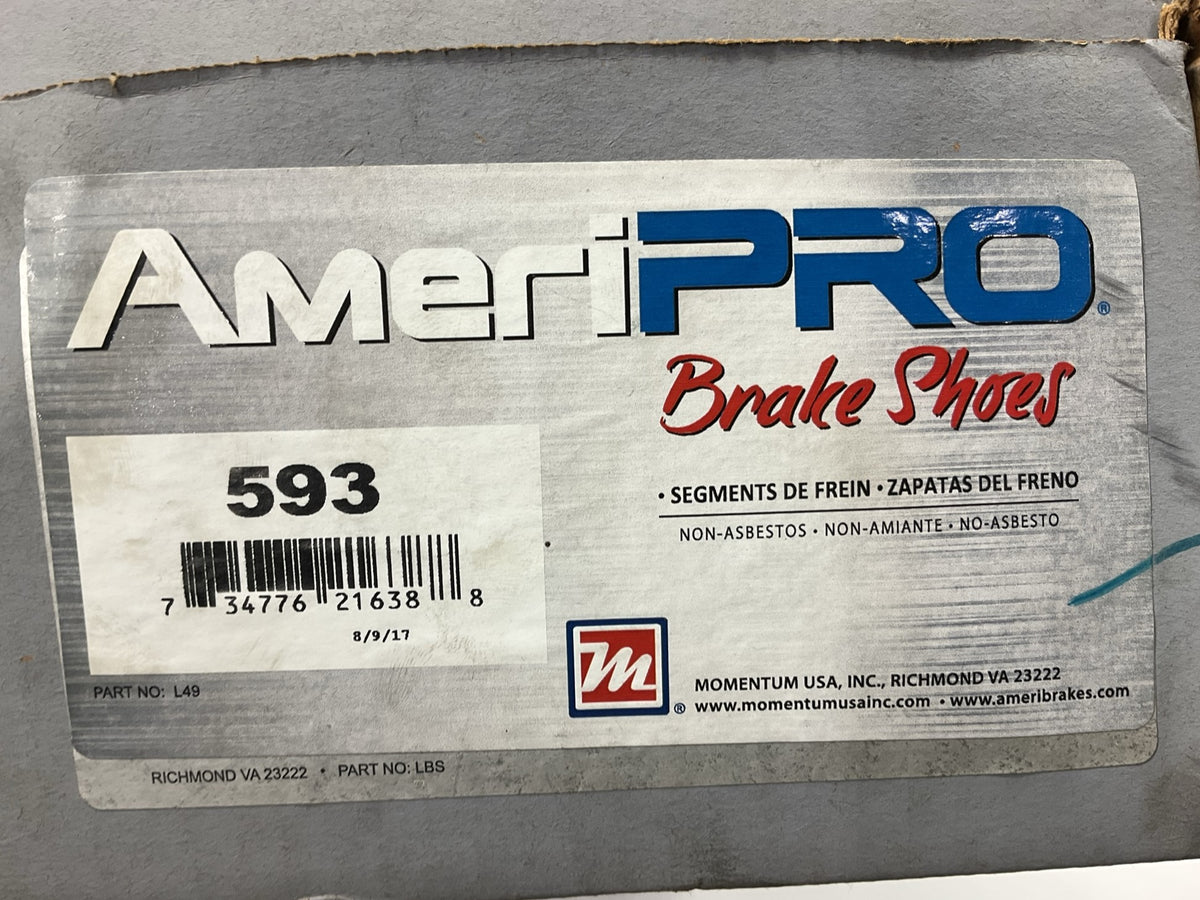 Ameribrakes 593 Rear Brake Shoes