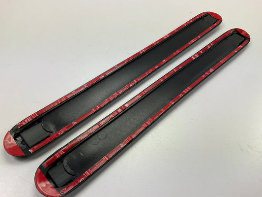 American Auto 68-1395 Adhesive Heavy Duty Bumper Guard Strips Black & Chrome