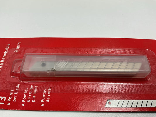 American Line 66-0370 Snap Off Blades 9mm 13 Points 10 Blades, 6 Packs Total