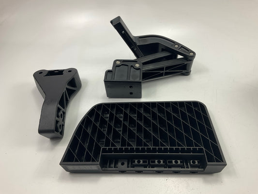 AMP Research 75306-01A BedStep Rear Bumper Truck Bed Access Step Powder Coated