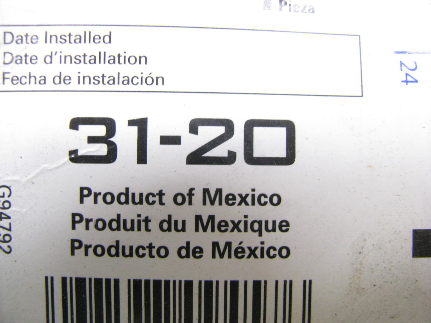 ANCO 31-20 Windshield Wiper Blade 31-Series - 20''