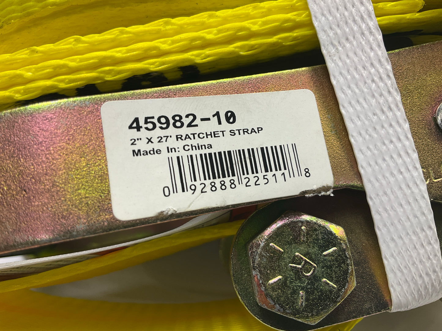 Ancra 45982-10 Ratchet Tie Down Straps 2'' X 27'