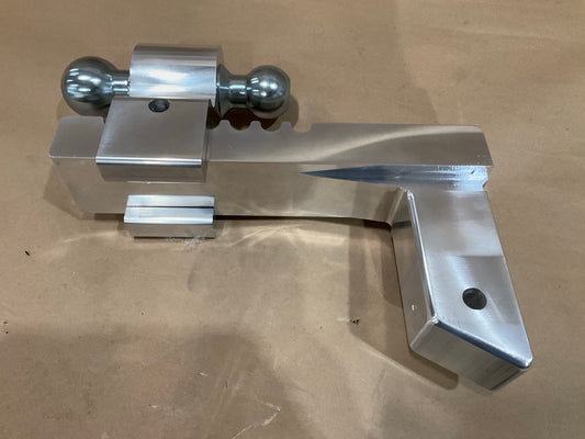 Andersen 3413-25 Rapid Hitch Adjustable 10'' Drop Drawbar W/ 2'' & 2-5/16 Ball