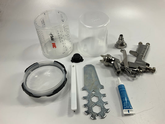 Anest Iwata 3955 LPH300-LV Series 1.3mm HVLP Gravity Feed Spray Gun