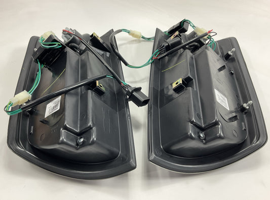 Anzo USA 311018 LED Taillights Tail Lamp Set, LED Black For 02-05 Dodge Ram
