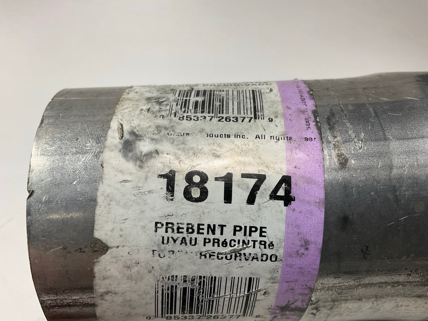 Ap Exhaust 18174 Prebent Center Exhaust Pipe 3''x6-1/2''