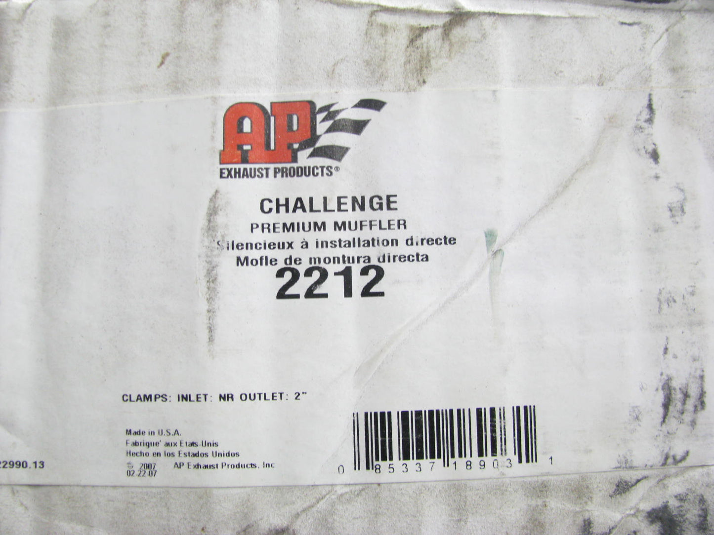 Ap Exhaust 2212 Exhaust Muffler For 1995-2000 Ford Explorer 4.0L-V6 OHV
