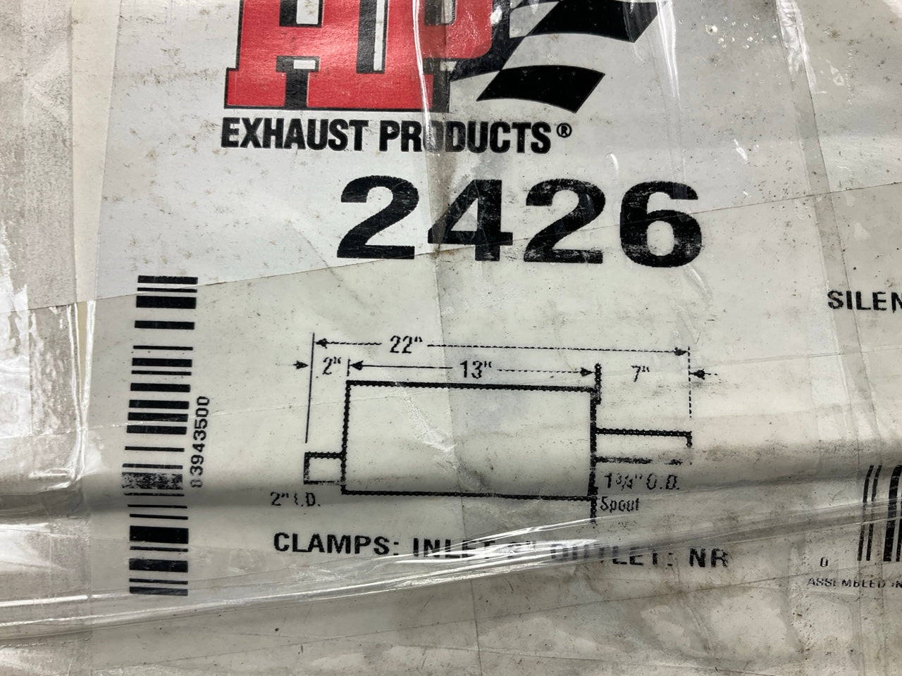 2 SMALL DENTS Ap Exhaust 2426 Exhaust Muffler For 1998-2002 Subaru Forester 2.5L