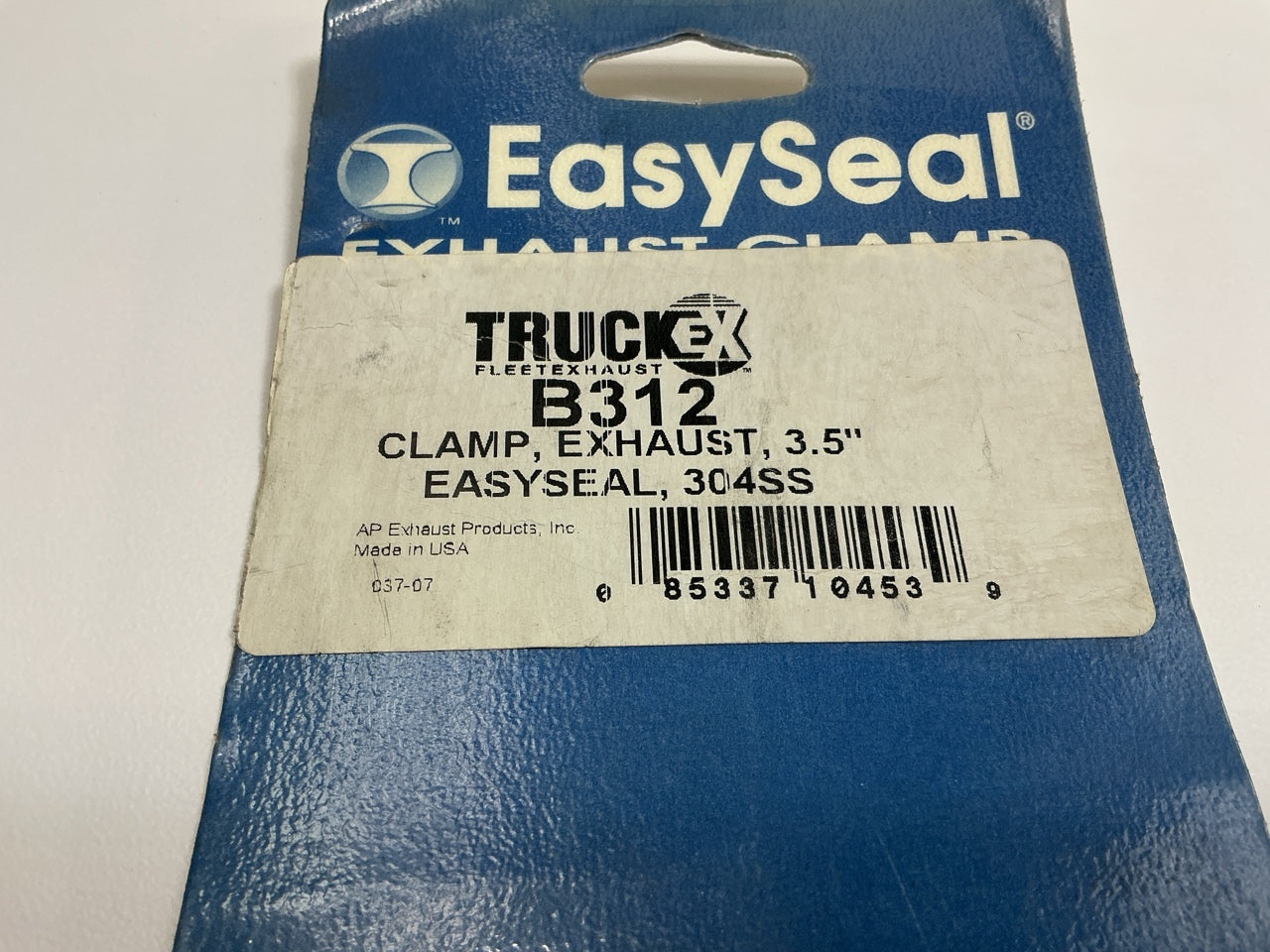 AP Exhaust B312 3.5'' Easy Seal 304 SS Torca Flat Band Exhaust Clamp 3-1/2''