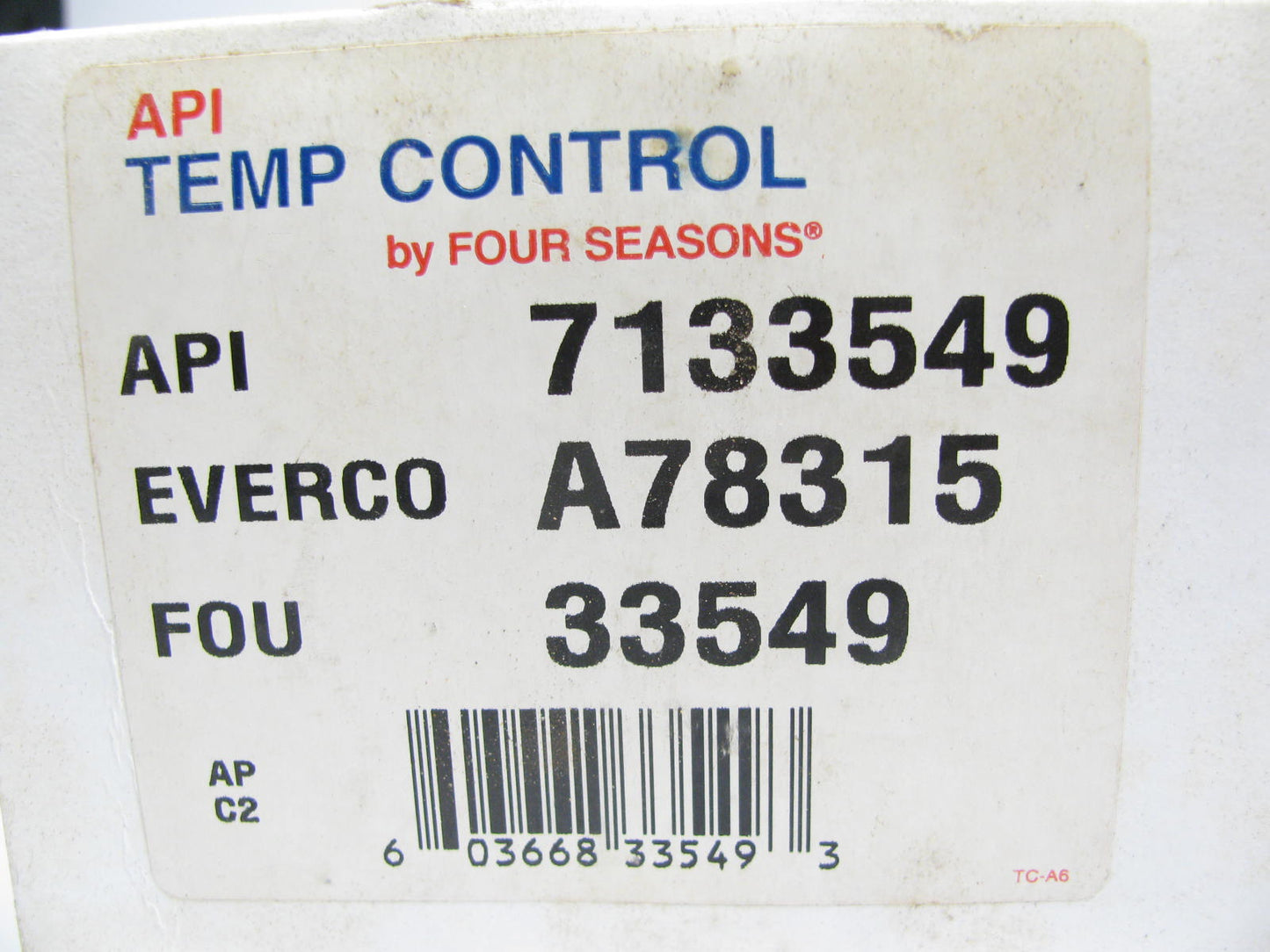API 7133549 A/C Receiver Drier