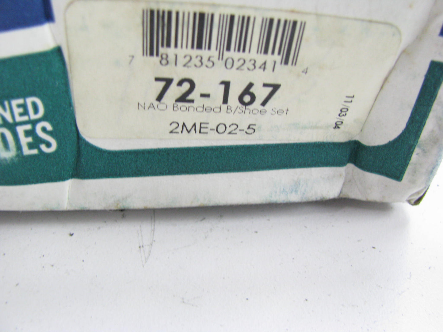 ARI 72-167 FRONT Brake Shoes